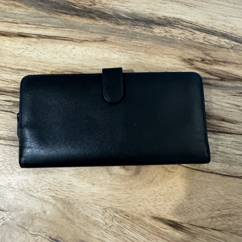Coach Black Leather Clutch - Picture 3 of 3